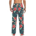 thumbnail image 4 of FORMRS Mens Pajama Pants with Pockets Sleepwear Lounge Bottoms Sizes S-2XL, Christmas Themed Leaves, 4 of 7