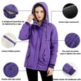 thumbnail image 2 of BESTSPR Puffer for Women Hooded Lambswool Winter Jacket Cotton Jacket Women, 2 of 7
