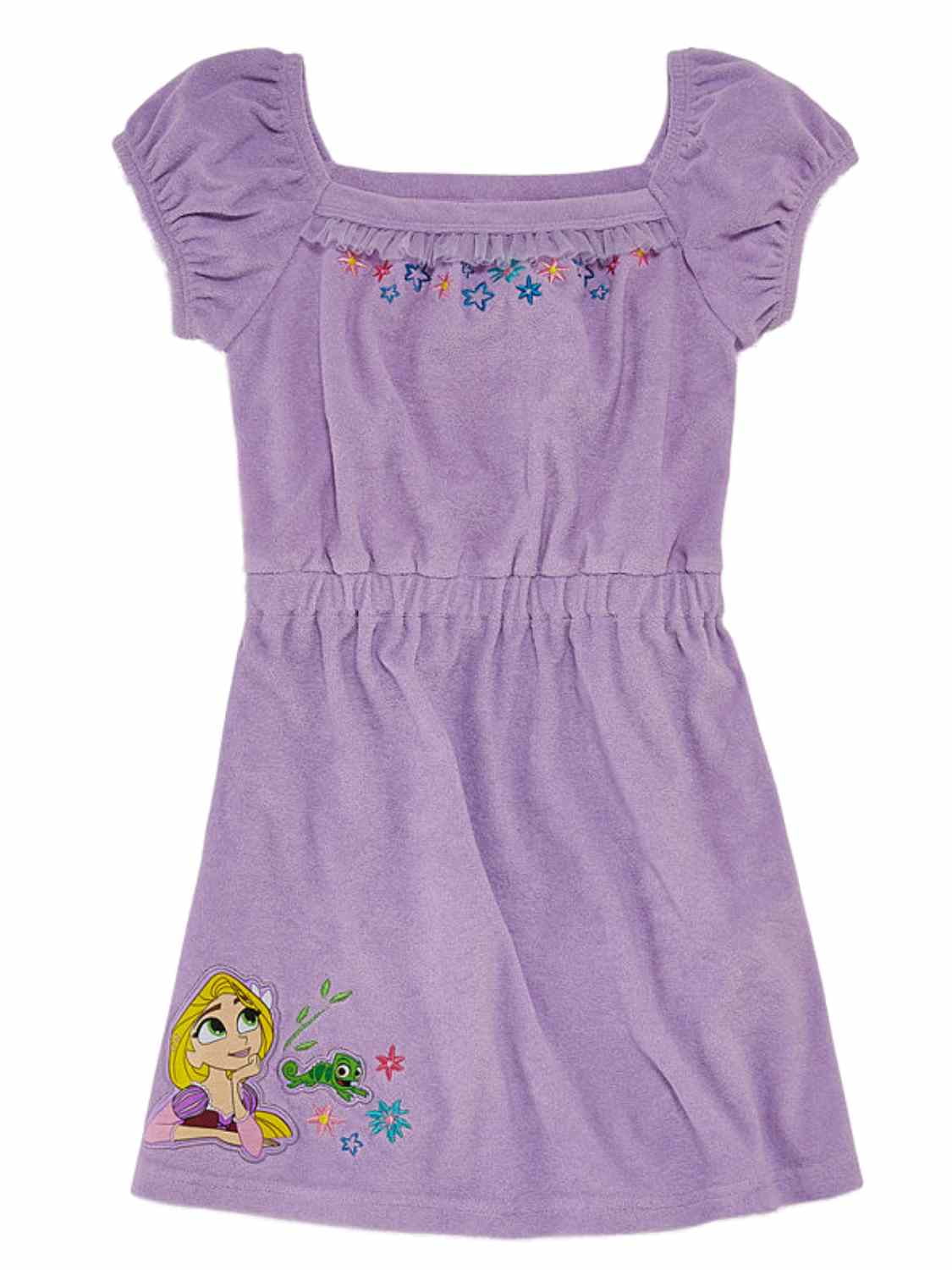 Disney Store Princess Tangled Rapunzel Girl Two-piece Swimsuit S 5/6