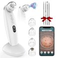 thumbnail image 1 of Blahead Remover Vacuum , 5mp Visible Electric Facial Pore Cleanser Blahead Suction Tool, 6 Modes 4 Replable Suction Probes, Led Display, Usb, 1 of 4