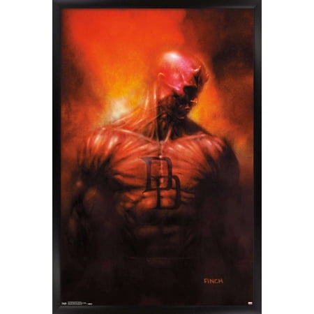 Marvel Comics - DaredeVil - Shadowland: After the Fall Cover #1 Wall Poster, 14.725" x 22.375", Framed