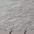 thumbnail image 3 of Safavieh Courtyard Emmeline Abstract Indoor/Outdoor Area Rug, Ivory/Dark Gray, 6'7" x 6'7" Round, 3 of 11