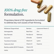 Nutrafol Women's Hair Growth Supplements, for Women 18-44 Years Old, Clinically Tested for Visibly Thicker, Stronger Hair, 100% Vegan Ingredients, Dermatologist Recommended - 1 Month Supply