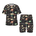 thumbnail image 1 of Balery Vegetable Quiche Conjunto de Pijama Infantil de Manga Corta con Estampado – Ropa de Dormir de Algodón Suave-Medium, 1 of 6