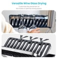 thumbnail image 4 of Home Zone Living Foldable X-Frame Dish Drying Rack with Drip Tray and Utensil Caddy, 4 of 7