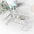 thumbnail image 2 of Plymor Clear Acrylic Scroll-Shaped Display Riser, 1.25" H x 4.125" W x 2.5" D (1/8" thick), Pack of 6, 2 of 3