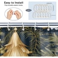 thumbnail image 4 of Christmas Fun Design Shower Curtain for Bathroom Shower Curtain Set with 12 Hooks Waterproof Fabric Bath Curtain for Bathtub Restroom Decor, 72 X 72 in, 4 of 6
