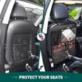 thumbnail image 5 of Car Seat Back Protector,Waterproof & Stain Resistant Kick Mats with Tablet Holder & Organizer Pockets,Easy-Clean Nylon Back Seat Protector Hard Shadows, 5 of 7