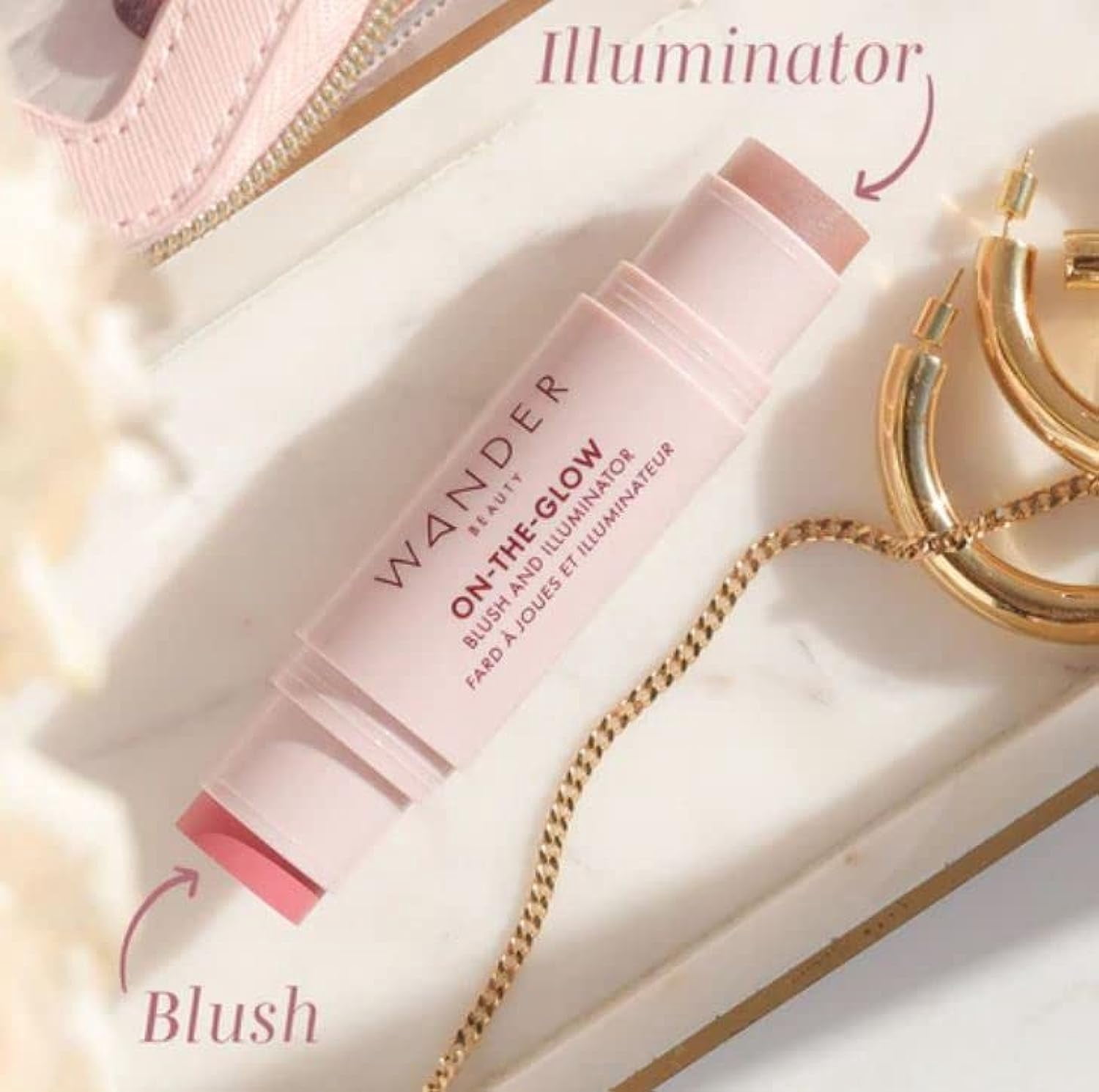 Wander Beauty On-the-glow Blush And Illuminator - Strawberry Fields-Nude Glow