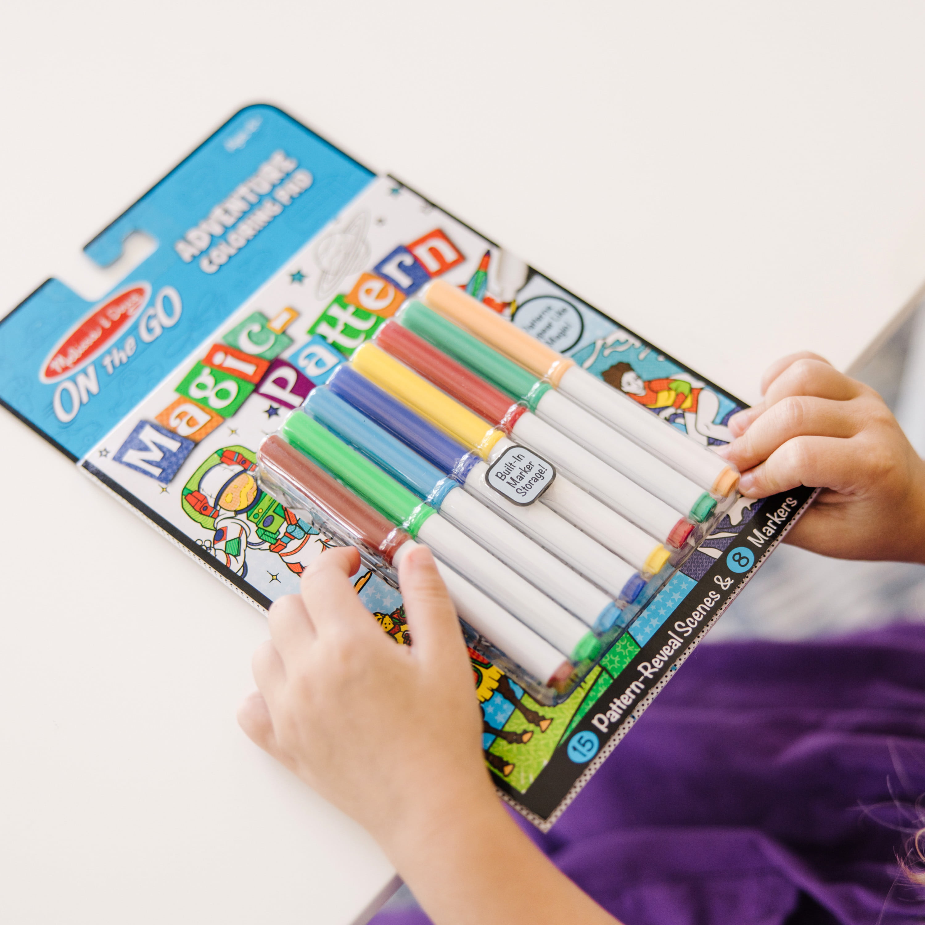 Melissa & Doug On the Go Magicolor Coloring Pad with 4 Mess-Free Markers,  Travel Toy for Boys and Girls Ages 3+ - Farm Animals - FSC-Certified  Materials 