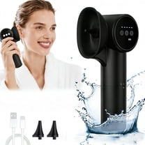 Morfone Upgraded Ear Wax Removal, 2 in 1 Cleaning & Drying Ear Cleaner, Effective Ear Cleaning Kit with One-Piece Waste Tank, Safe Ear Irrigation with 5 Pressure Settings, IPX7