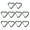 Black, variant on Opolski 10Pcs Heart-shaped Carabiner Hooks Compact Quick Link Snap Hook Clips Strong Load-bearing Key Holders Camping Supplies Black