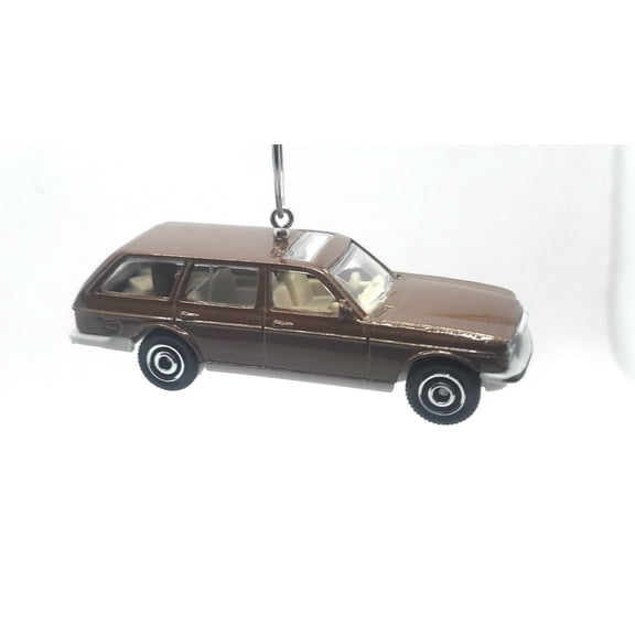 Christmas Ornament Xmas for Mercedes-Benz W123 Station Wagon Brown