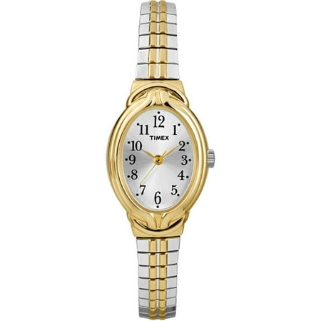 Timex Women's Greenmount Terrace Watch, Two-Tone Stainless Steel Expansion Band