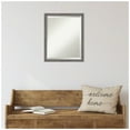 thumbnail image 3 of Amanti Art Florence Grey Beveled Bathroom Wall Mirror, 3 of 10