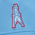 thumbnail image 5 of Men's Mitchell & Ness Warren Moon Light Blue Houston Oilers Player Name & Number Hoodie Legacy Jersey, 5 of 7