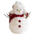 thumbnail image 1 of Christmas Plush Snowman Doll Tabletop Decorations for Home Kitchen Xmas Holiday Party Decor, 1 of 5