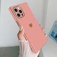 thumbnail image 2 of Compatible with iPhone 12 Pro Max Case  for Women Girls Cute Love Heart Luxury Plating Gold Shockproof Raised Full Camera Lens Protection Cover Phone Case for iPhone 12 Pro Max, Pink, 2 of 14