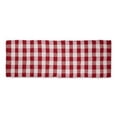 thumbnail image 2 of 72" Pale Blue and White Buffalo Check Rag Rectangular Rug, 2 of 2
