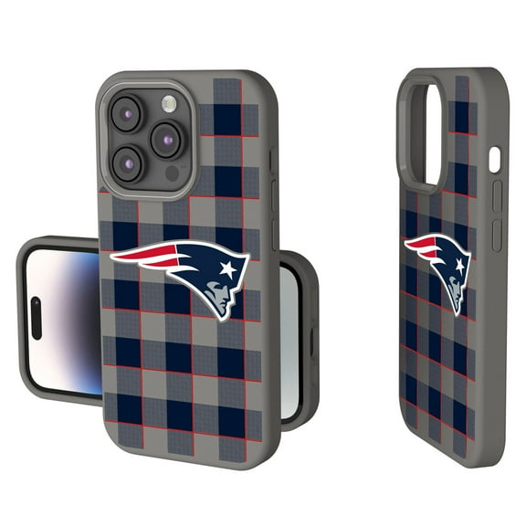 Keyscaper New England Patriots Plaid Soft Touch iPhone Case