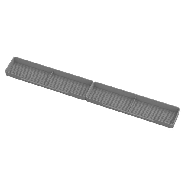 Estante de Especias Magnéticas Estante Magnético Superior de Estufa de 15 Pulgadas, Estante de Almacenamiento de Cocina Por Encima de Estufa Estante Magnético de Especias, 2 Accesorios de Almacenamien