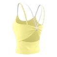 thumbnail image 7 of DHFJKG Womens 2 In 1 Tank Tops With Built In Bra Hallow Out Backless Slim Fit Camisole Going Out Casual Summer Outfit Scoop Neck Soft Top, 7 of 7