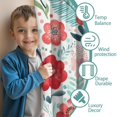 thumbnail image 3 of Blackout Kids Curtains,Pioneer Flower Childrens Insulated Curtains Set Of 2,Bedroom Essentials,Toddler Room Decor 42x54in(106x137cm), 3 of 4