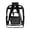 Black, variant on Heavy Duty Clear Backpack Large Capacity PVC Transparent See Through Bag Bookbag with with Reinforced Straps for Work College Travel Security - Gray