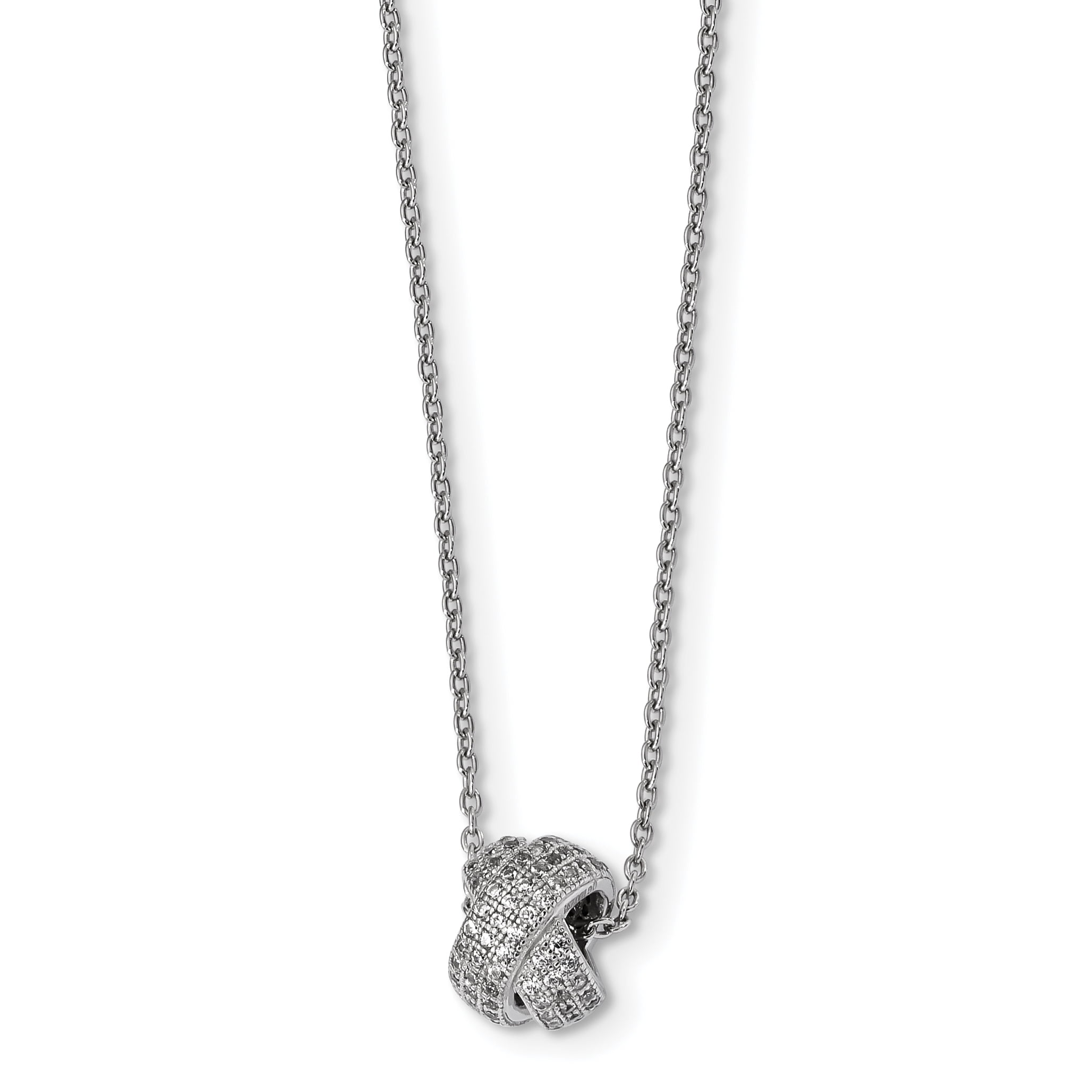 925 Sterling Silver Cubic Zirconia Cz Chain Necklace Pendant Charm Fine Jewelry Gifts For Women For Her