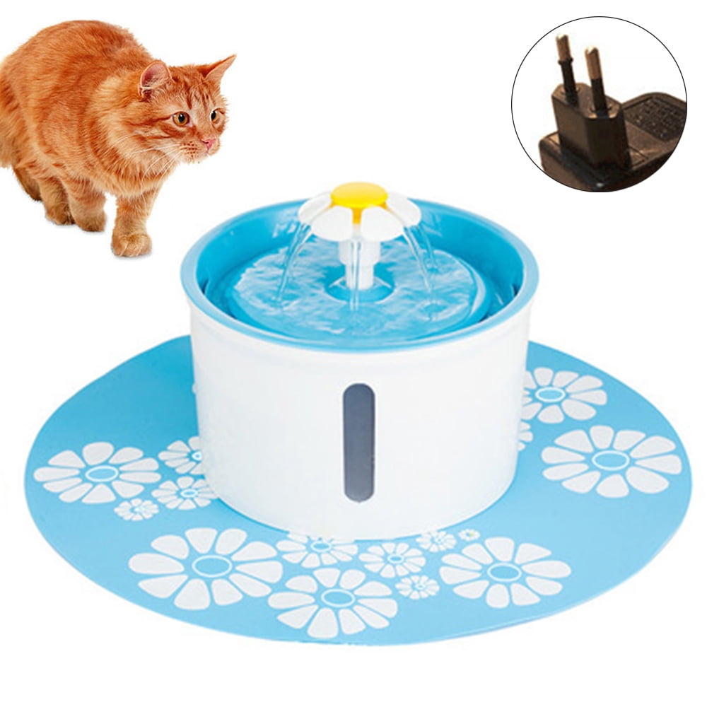 Cats and dogs drinking fountains, cats and dogs pet flower drinking fountains, automatic silent