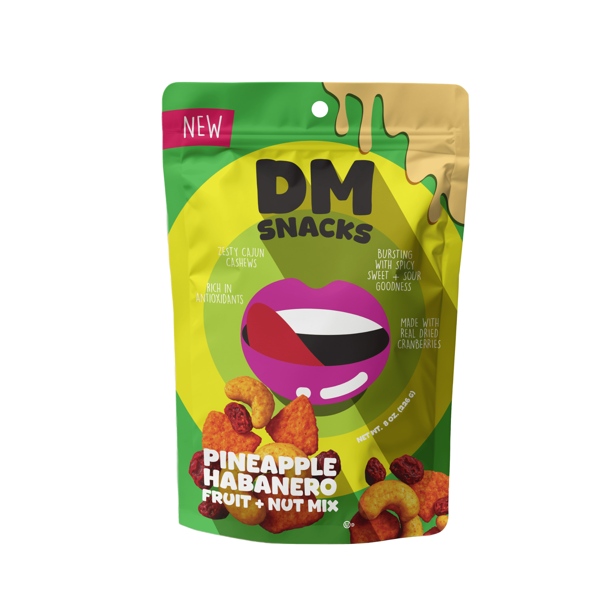 DM Snacks Cranberry Habanero Fruit & Nut Mix Sweet Heat Father's Day Gift for Dad