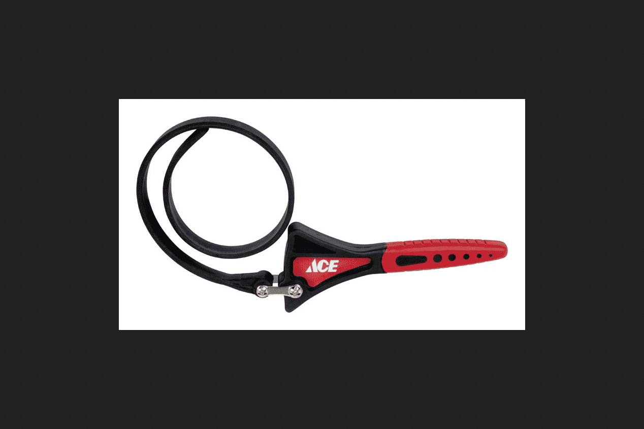 Ace 4 in. Adjustable Strap Wrench