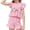 Pink, variant on Girls Summer Outfit Sets, Casual Flutter Sleeve 2 Piece Fashion Kids Clothing sets Hot Pink Size 8