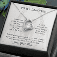 thumbnail image 3 of À Ma Fille Profiter de la Balade pour Toujours Collier w Message Carte, 3 of 8
