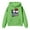 Green, variant on WOYY Toddler Boy's 100 Days Of School Hoodie Unisex Pullover Hooded Sweatshirt, Sizes 2-3T