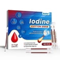 thumbnail image 1 of 60pcs/1box Iodine Swabs Individually Wrapped Disposable, Iodophor Swabs Outdoor Supplies, Packaged Iodine Swabs_c*, 1 of 5