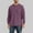 Dark Purple, variant on GrmtClth Mens Henley Shirts Casual Long Sleeve Button T-Shirts Soft Comfy Lightweight Pullover Shirt with pocket Dark Green XXXL