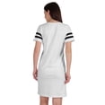 thumbnail image 5 of Inkmeso Womens Round Neck Sporty Tshirt Dress Striped Short Sleeve Summer Casual Tee- XS-2XL, 5 of 8