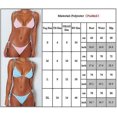 thumbnail image 4 of Conjunto de Bikini acolchado con realce para mujer, traje de baño con tiras, ropa de playa, traje de baño, 4 of 4