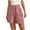 Pink, variant on ABATAB Womens Summer Shorts Casual Button Shorts Drawstring Comfy Elastic Waist Shorts Summer Pull on Shorts with Pockets