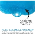 thumbnail image 3 of Masajeador de pies para ducha - Mejora la circulación de los pies y reduce el dolor de pies - Alivia los pies cansados y doloridos y limpia los pies - Antideslizante con ventosa Ormromra WMZL-369-1, 3 of 5