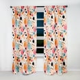 thumbnail image 5 of Designart "Fusion Of Modern Polka Dots I" Polka Dots Modern Curtain, Polka Dots Single Panel, 5 of 6