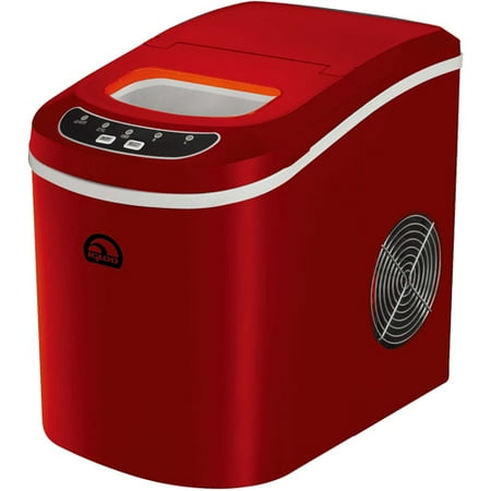 Igloo Portable Countertop Ice Maker ICE102 - Red (Best Batch Freezer For Ice Cream)