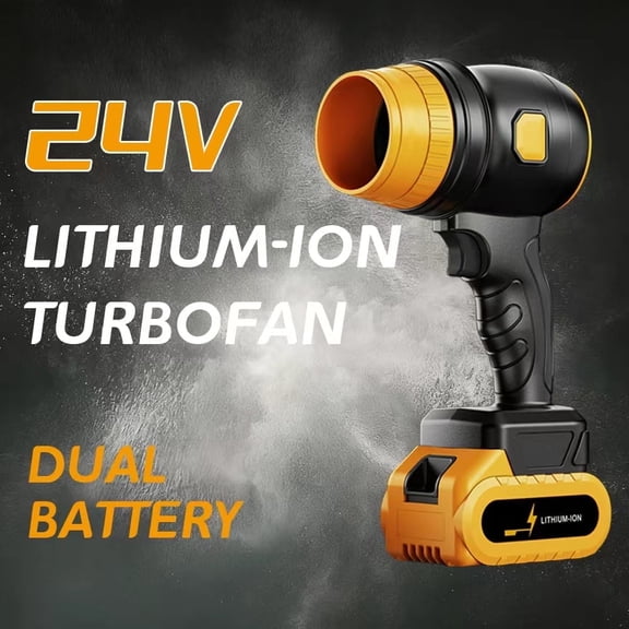 SolarHorizon 24V Cordless Leaf Blower - Powerful Electric Handheld Blower for Yard, Garden, and Snow Cleanup