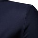 thumbnail image 5 of Blusa y camisa de manga larga con cuello vuelto para hombre, informal, con botones y retazos, de manga larga y cuello vuelto., 5 of 8