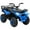 Blue, variant on Qaba 12V Kids ATV, Ride on Toy w/ 4 Spring Suspension Wheels, Pink