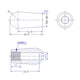 thumbnail image 3 of Puntas De Palanca De Interruptor De Guitarra Eléctrica De 3 Vías De Plástico 10x Para Guitarra negro Hugo Perilla de palanca de guitarra, 3 of 7
