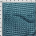 thumbnail image 4 of oneOone Cotton Poplin Twill Teal Blue Fabric Christmas Craft Projects Decor Fabric Printed By The Yard 56 Inch Wide, 4 of 5