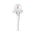 thumbnail image 3 of ANGARA Solitaire South Sea Cultured Pearl Bypass Split Shank Ring in 14K White Gold for Women | June Birthstone, Birthday, Anniversary, Jewelry Gift for Women | Pearl Ring, 3 of 9