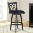 thumbnail image 4 of Armen Living Sonoma 26" Counter Height Swivel Wood Barstool LCSOWBBR26, 4 of 6
